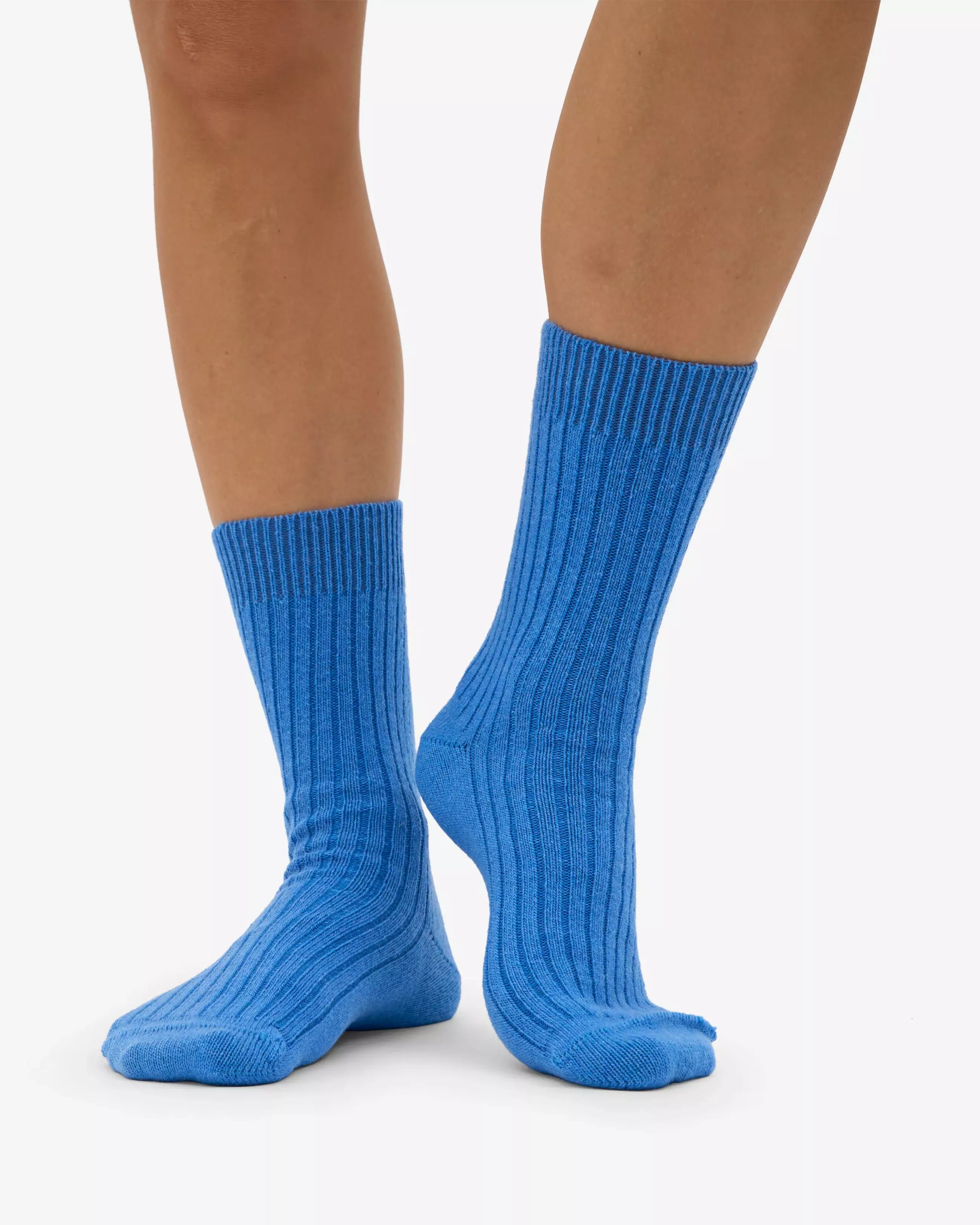 Colorful Standard Merino Wool Blend Socke - Pacific Blue